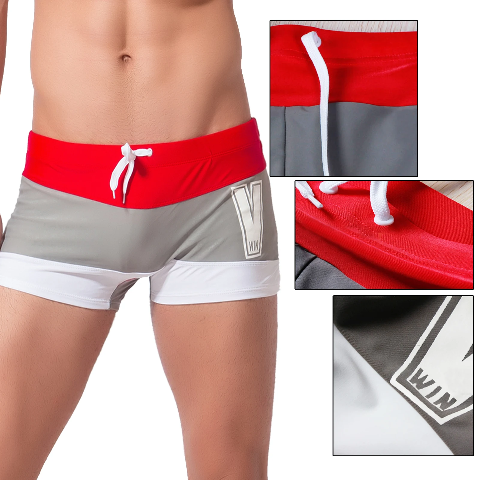 Pantalones cortos secado rápido con cordón para natación - imagen 2