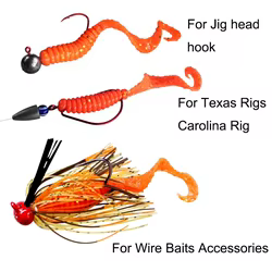 THKFISH Wobblers Silicona Cola Larga – Señuelos para Lubina y Lucio