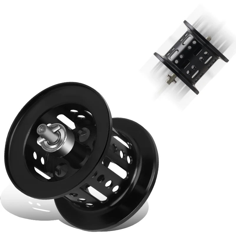 HISTAR Butterfly II BFS Y estándar 7,1: 1 alta relación 3 rodamientos 7g carrete ligero 155g carrete de pesca Baitcasting - imagen 5