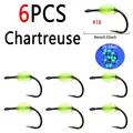 6pcs Chartreuse