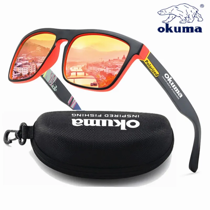 Okuma gafas de sol polarizadas UV400 para hombres y mujeres caza al aire libre, pesca, bicicletas de conducción, gafas de sol caja opcional - imagen 3