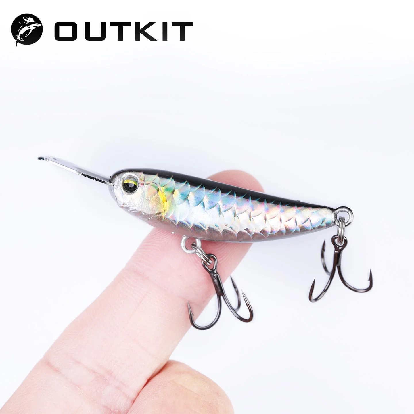 OUTKIT 2025 nuevo Micro pececillo hundido 40mm/5,8g cebo de pesca lápiz Artificial señuelo Topwater cebo para lubina trucha Señuelos de pesca