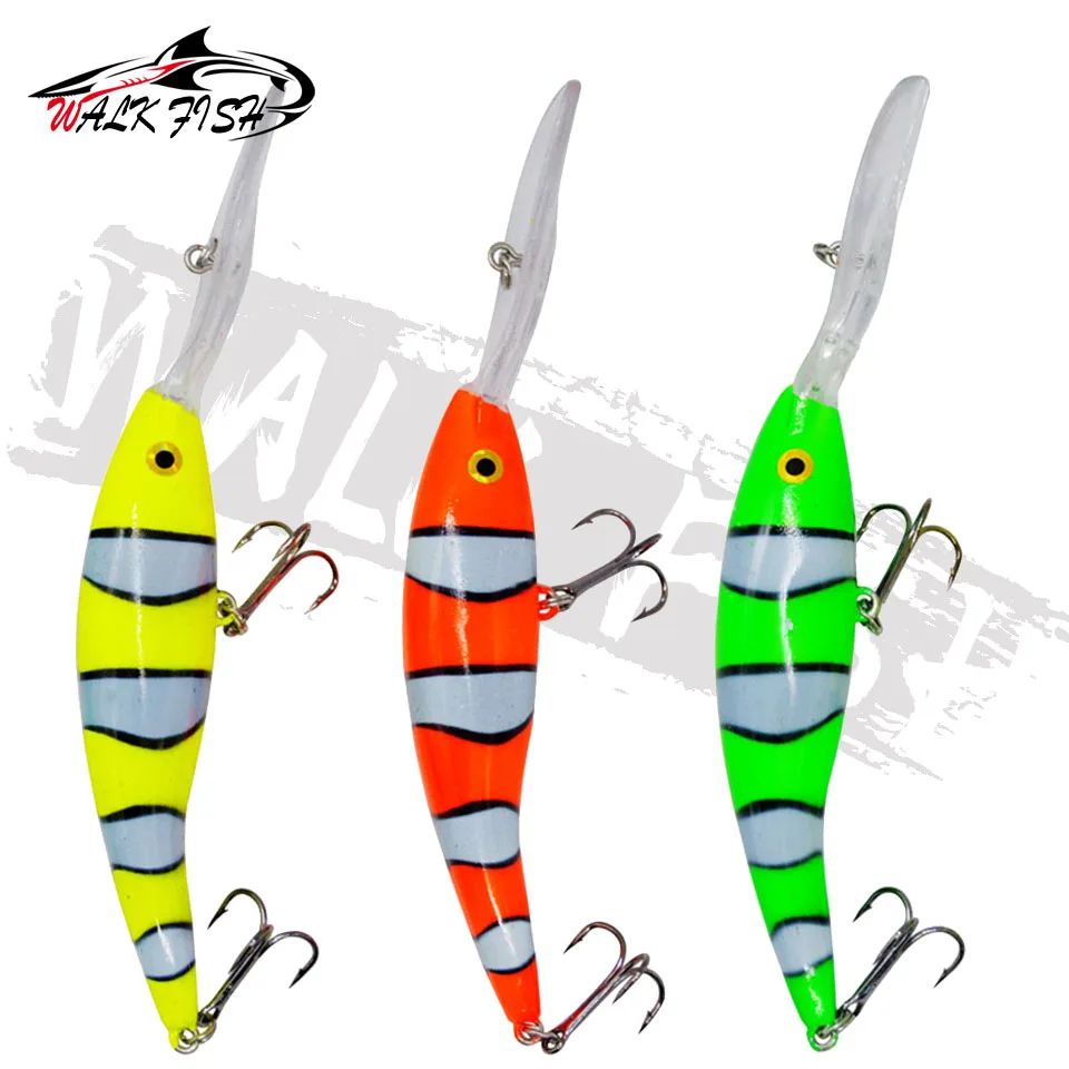 WALK FISH-señuelo de Pesca de pececillos, cebo Artificial duro, Wobbler, 13,5 cm, 14g, 1 piezas - imagen 4