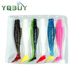 Vinilo Shad cola de paleta para pesca de depredadores