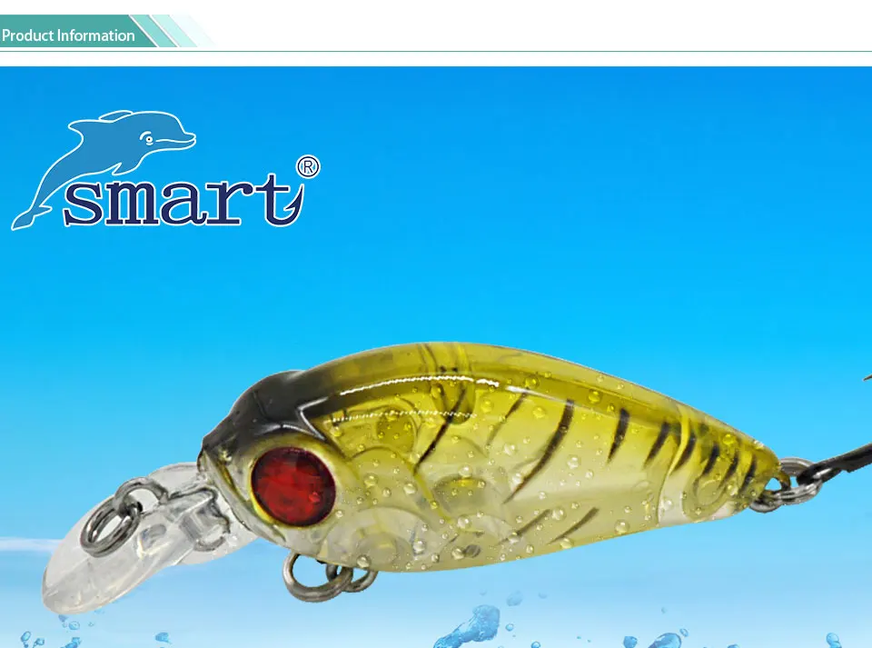 Señuelo de pesca Smart® con diseño vibrante y rendimiento mejorado