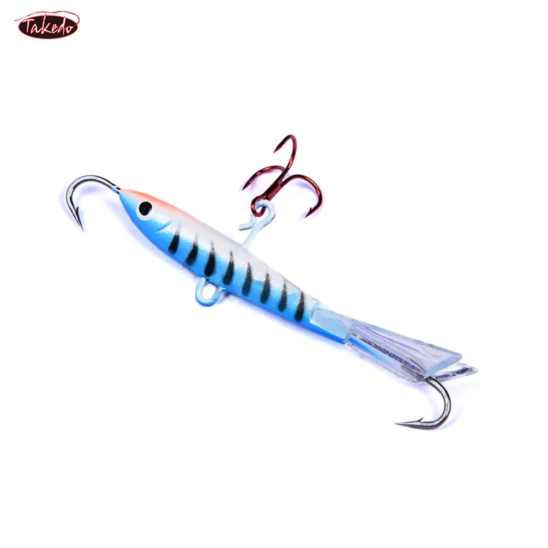 TAKEDO-señuelo de pesca SP4, anzuelo de hielo, plantilla de plomo, 18G, 84MM - imagen 5