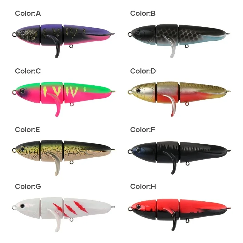 1 Uds 11CM 24G cebo hélice superficie de agua Tractor lápiz de vibración rápida cebo duro de plástico cebo de simulación equipo de pesca - imagen 4