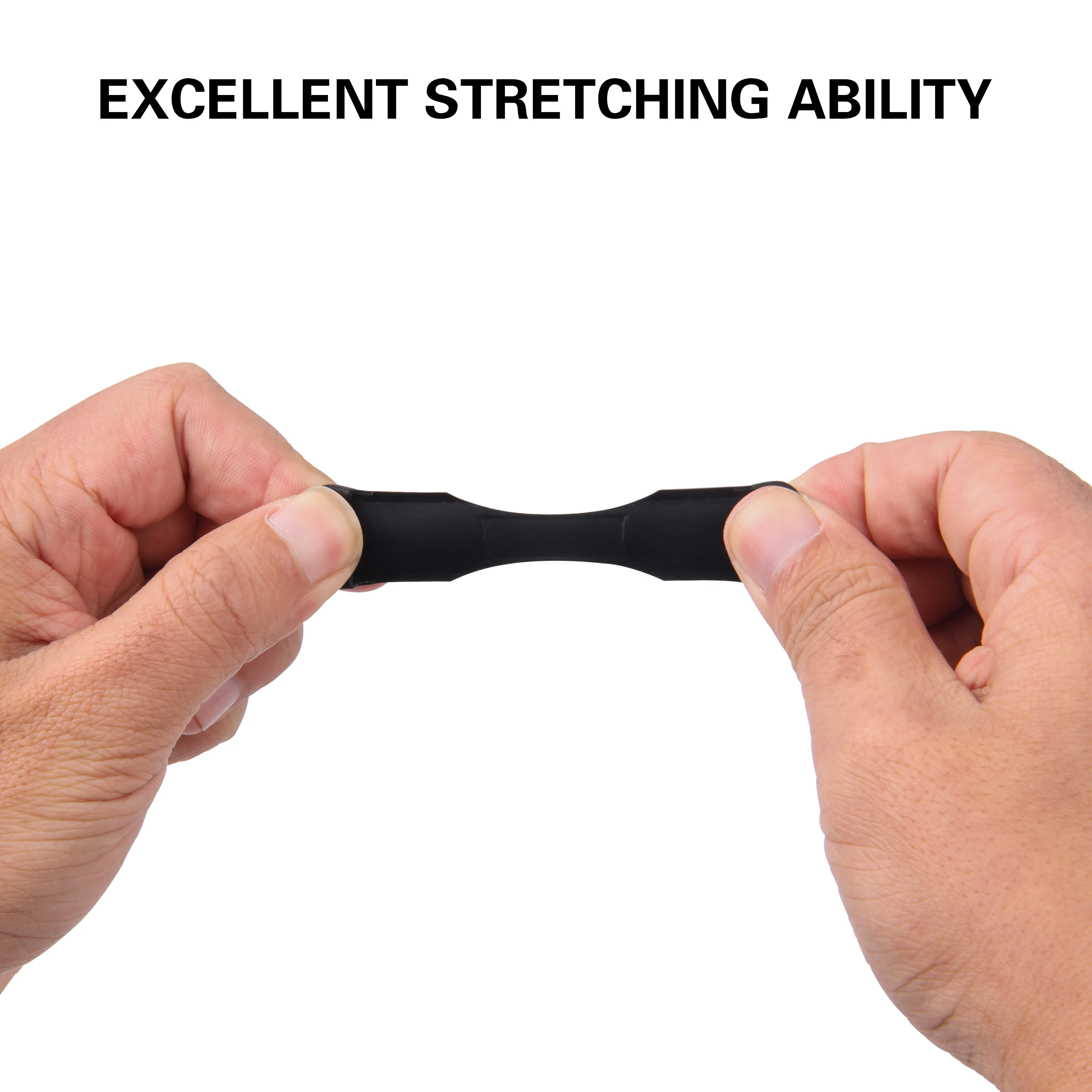 30 Uds Base de protección de carrete de pesca de goma alfombrilla blanca y negra funda protectora de carrete de pesca elástica funda protectora para carrete de pesca - imagen 5