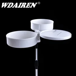 WDAIREN Caja Señuelos Magnética para Pesca Bandeja Cebo Exterior