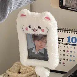 Estuche para sesión fotográfica de animales, funda para tarjetas de puerta de autobús con oso de dibujos animados, exhibición de fotos de ídolo, cubierta protectora para fotos de ídolo de varios estilos
