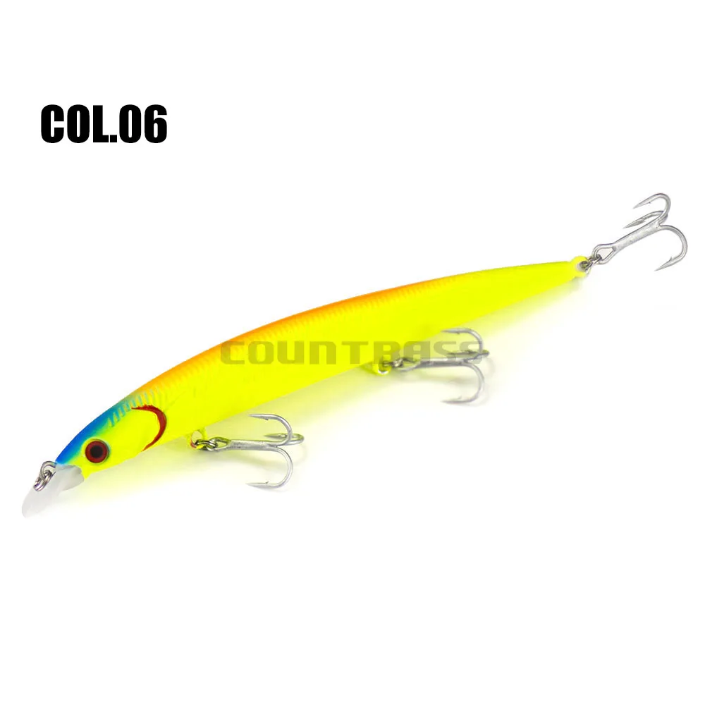 Minnow-Cebo duro de plástico flotante, Señuelos de Pesca de 125mm, 4-59/64 ", 13,5g, 15/32 oz - imagen 5
