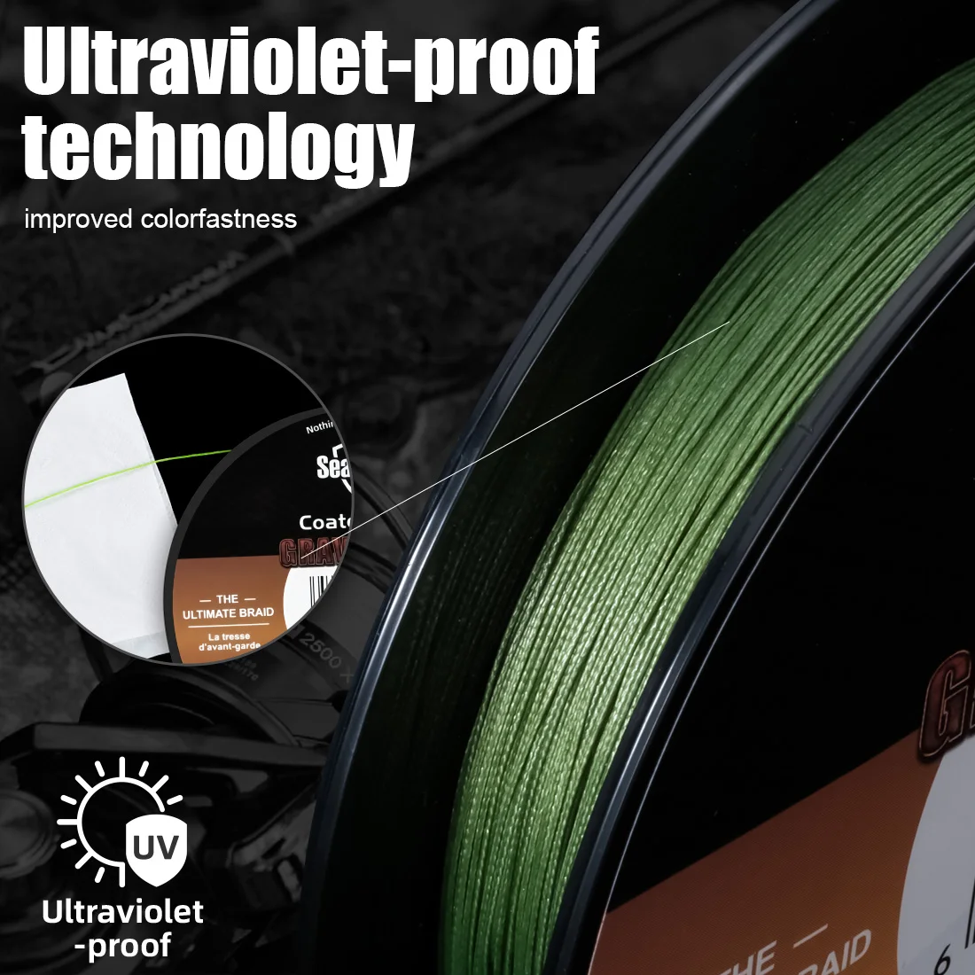 Seaknight Gravity G9II – Línea trenzada PTFE de hundimiento rápido - imagen 4
