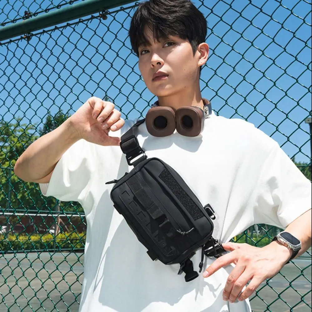 Mochilas ajustables para correr, impermeables, ligeras, deportivas, paquete de pecho, nailon, gran capacidad, bolsas de viaje para acampar - imagen 5