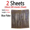 2 Sheets Blue Flake