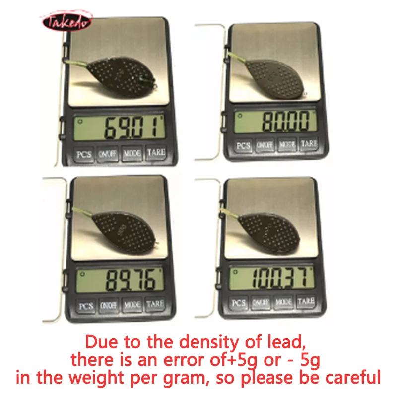 TAKEDO-señuelo para pesca al aire libre, 70g, 80g, 90g, 100g, lanzador de cebo, alimentador de carpa, método de pesca de carpa, alimentador y Molde, juego de aparejos de pesca de carpa - imagen 4