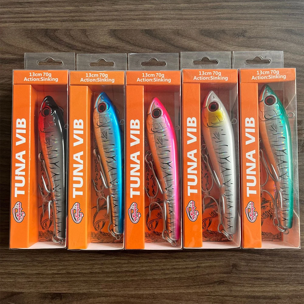 70g 13cm lápiz Wobblers hundimiento VIB señuelo Crankbaits vibración cebo duro Artificial para Marlin atún Wahoo gran juego Señuelos de Pesca - imagen 5