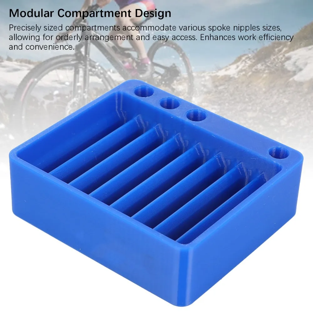 Caja de almacenaje carretes pesca organizadora azul - imagen 4