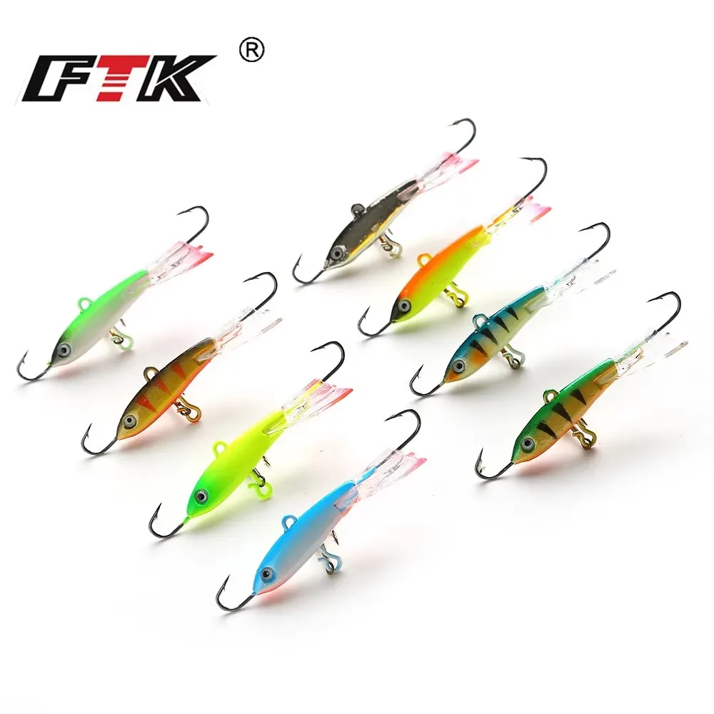 Equilibrador FTK 12g – Cebo duro con ojos 3D para pesca en hielo - imagen 3
