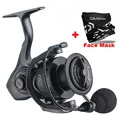 reel and black mask