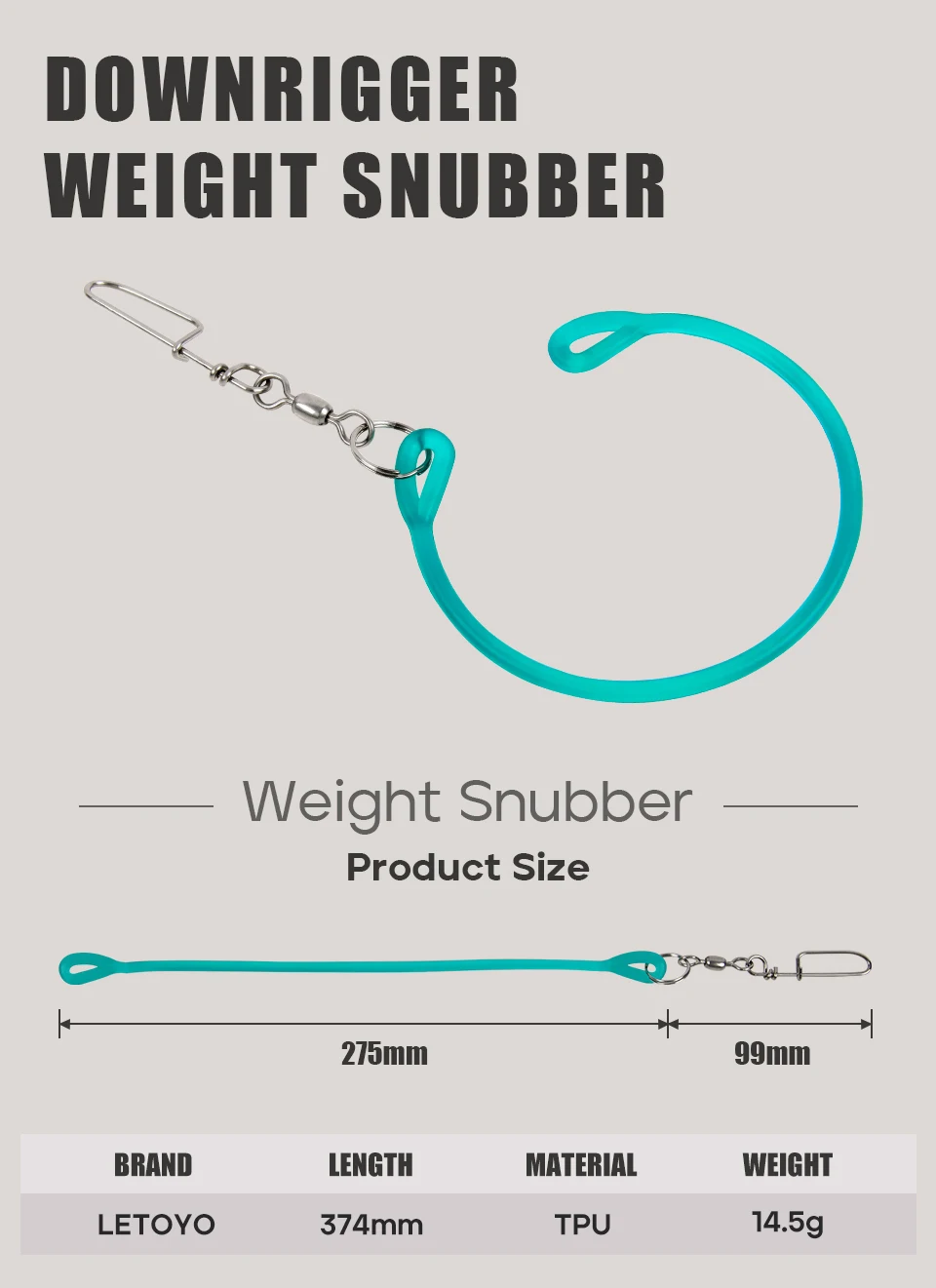 Detalle del snubber LETOYO en uso