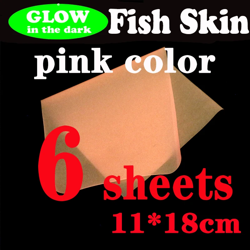 6pcs glow pink
