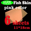 6pcs glow pink