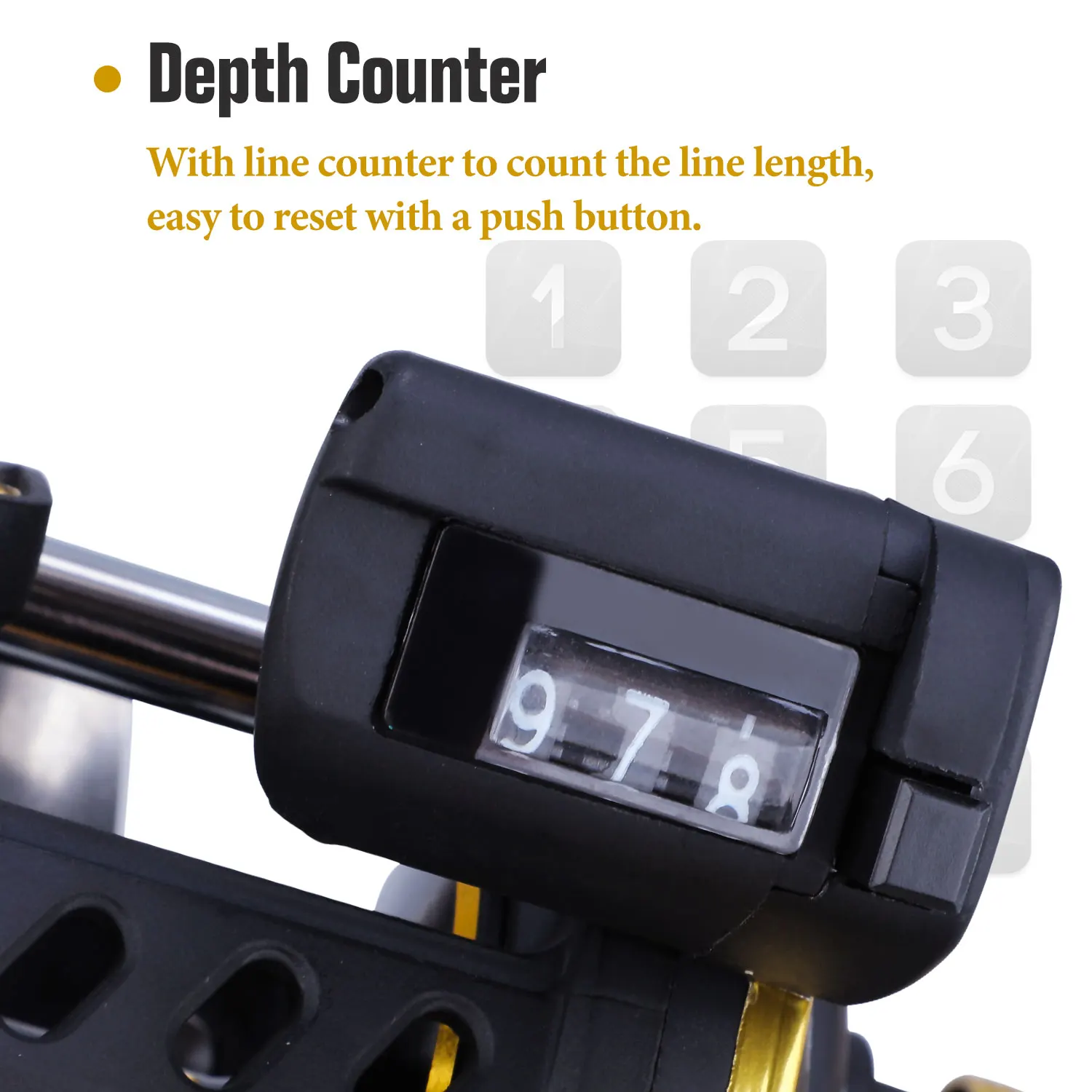 Sougayilang-carrete de Pesca de tambor muy largo, dispositivo de cuenta de hilo, Carretes de Baitcasting, Pesca en el océano, Pesca de lubina, Grouper, salmón - imagen 2