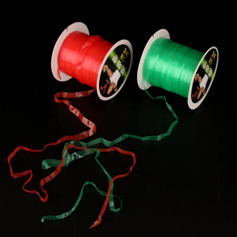 Banda elástica para cinturón ámbar, 6 uds., 20m, para bolsa de tirachinas, bandas de goma redondas/planas, 5 colores - imagen 4