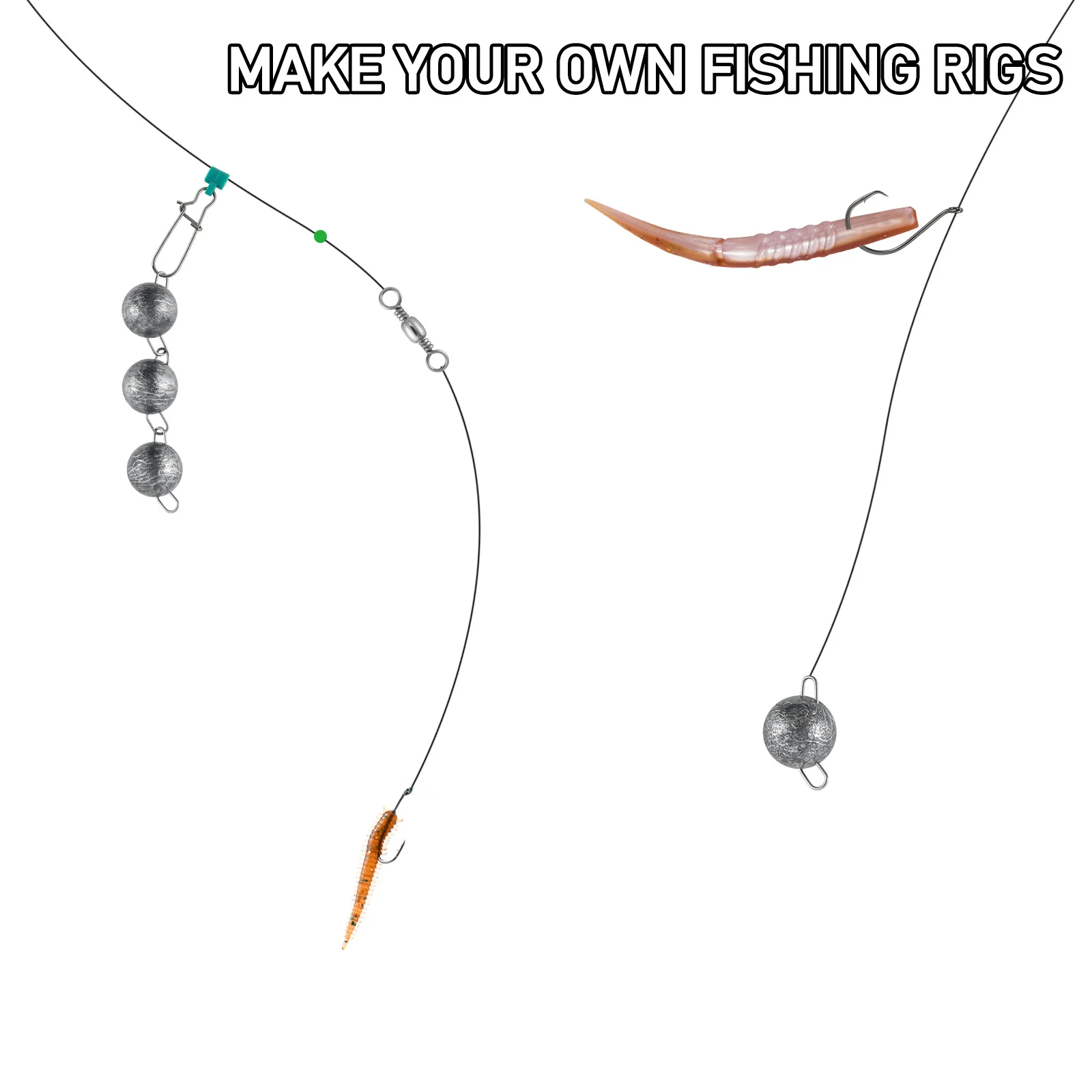 Sinker de peso de pesca, 2 piezas, cabeza de plantilla a presión, bola Cheburashka, cambio rápido, Cannonball, Clip de acero inoxidable 3g-14g - imagen 4