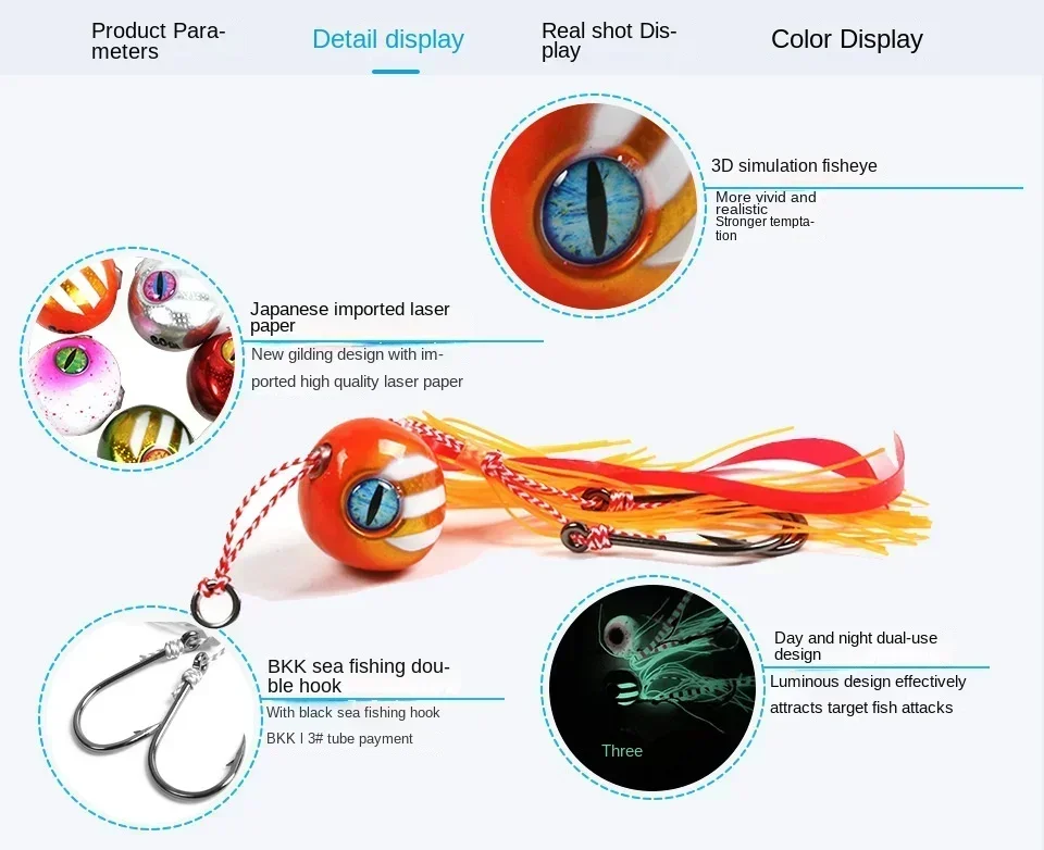 Tenya Tairaba Kabura Slider Madai Jig señuelo de calamar gancho de hierro plomo vibración lenta Spng cebos de pesca de lubina con falda señuelos de Jigging - imagen 3