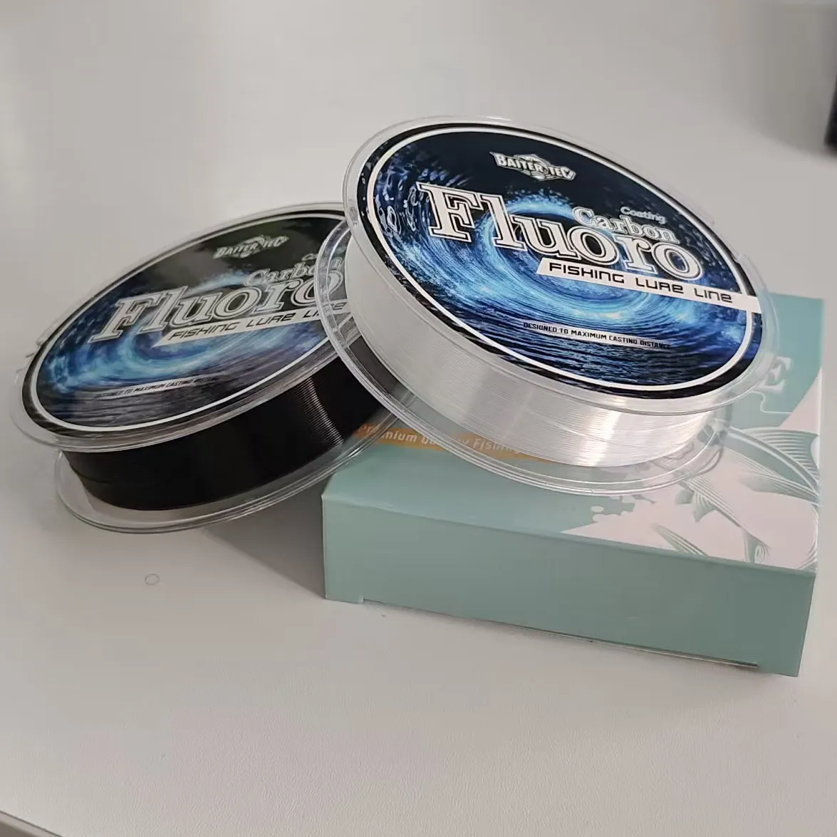 Línea de pesca con revestimiento de fluorocarbono de 100M, 0,14mm-0,50mm, 4,13LB-34LB, línea líder de fibra de carbono, señuelo de pesca, línea de hundimiento, Japón - imagen 3