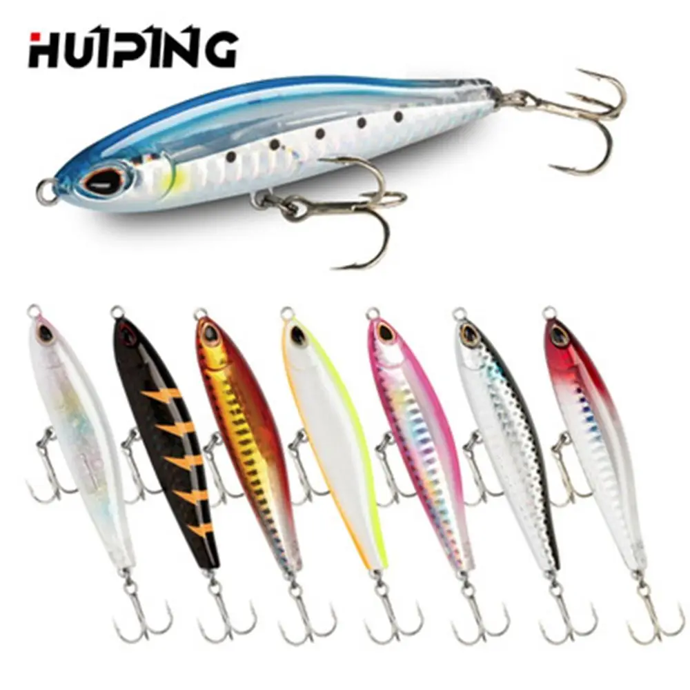 Señuelos crankbaits lápiz hundido para pececillos pesca invierno - imagen 4