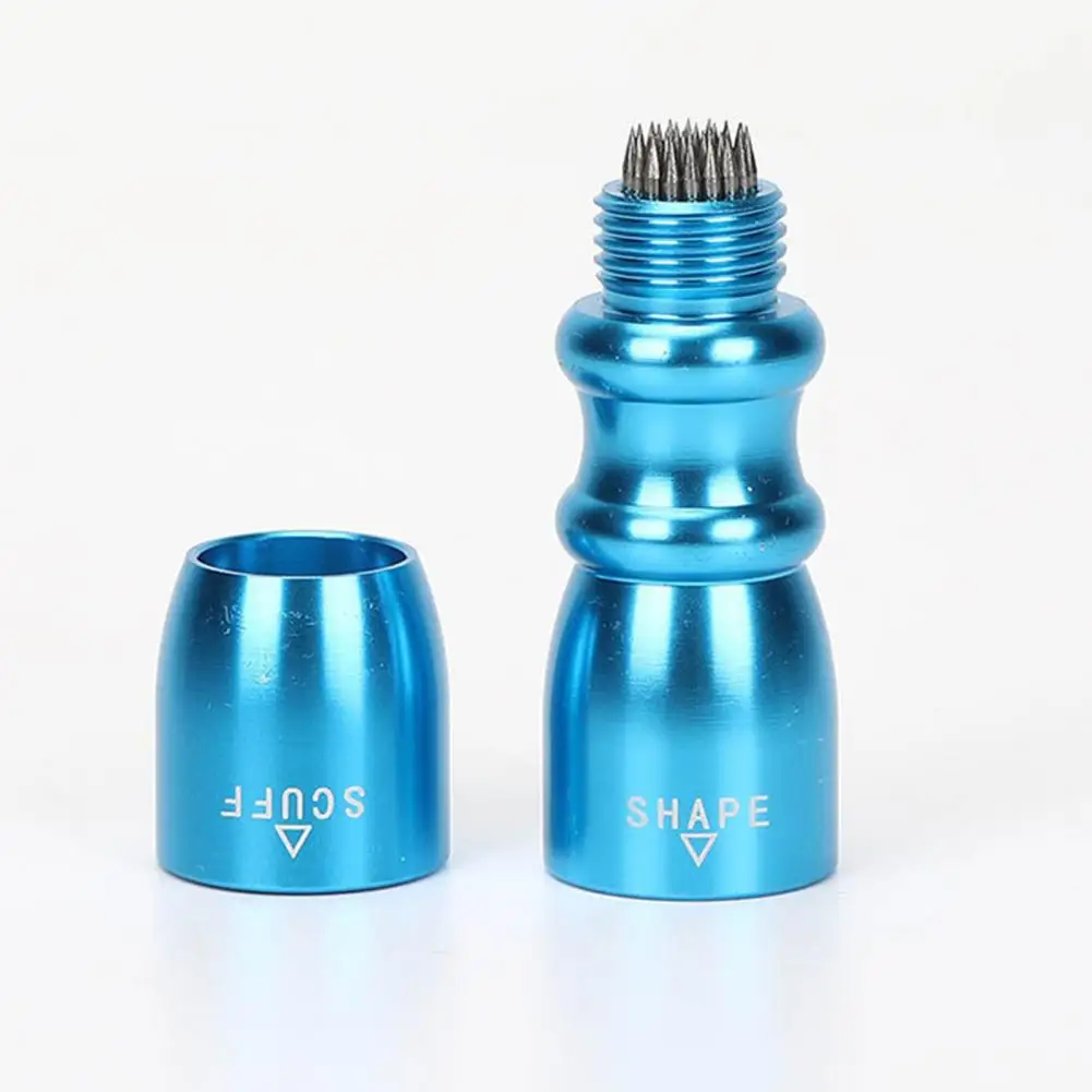 Herramienta de reparación de punta de taco de billar 3 en 1, aleación de aluminio, punta de palo de billar, desgaste de Metal, herramienta aireadora, accesorios para tacos de billar - imagen 2