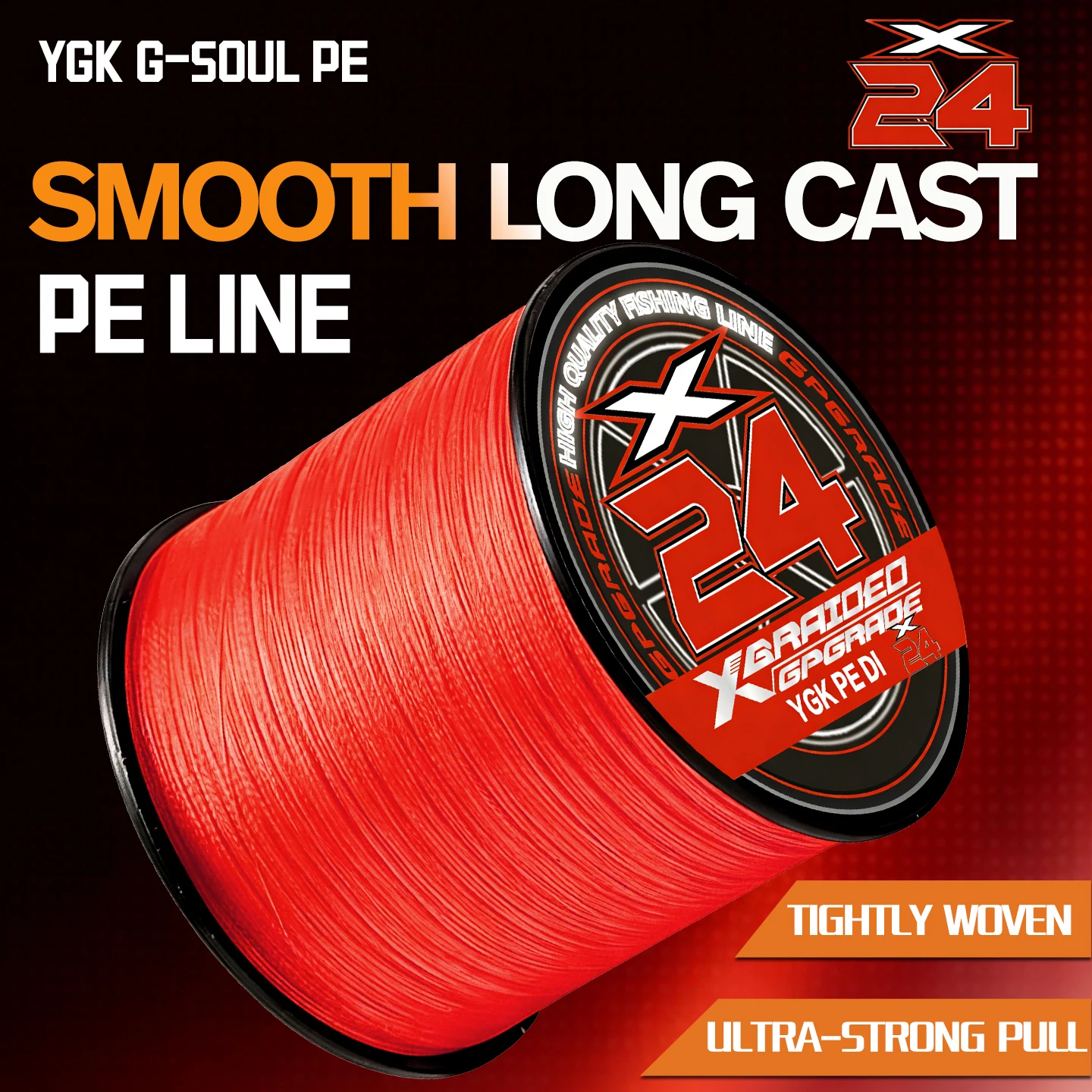 YGK X-24 Línea Trenzada PE – Resistente para Carpfishing