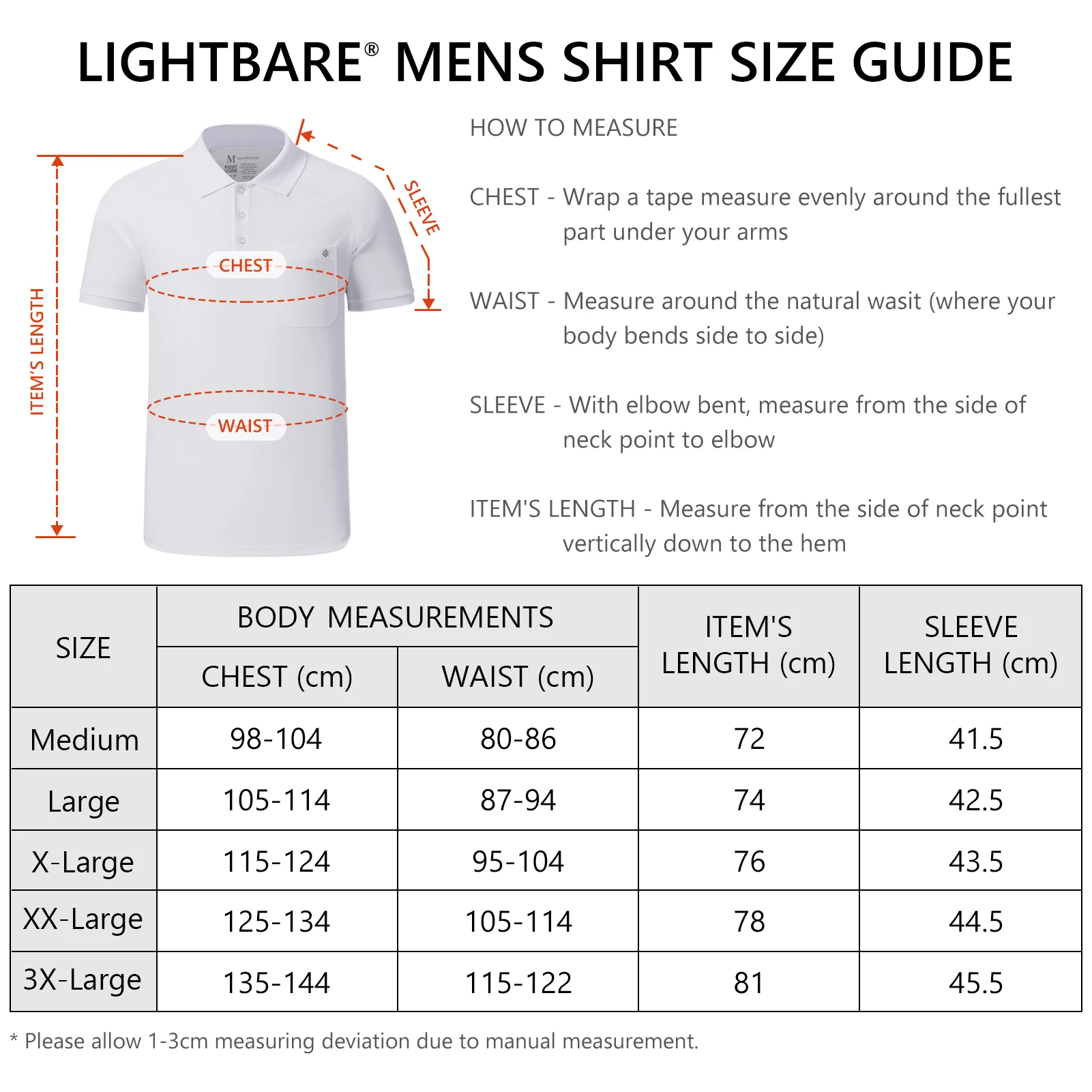 LIGHTBARE-Polo de manga corta para hombre, UPF 50 Performance, absorbe la humedad, secado rápido, Golf, tenis, senderismo táctico - imagen 2