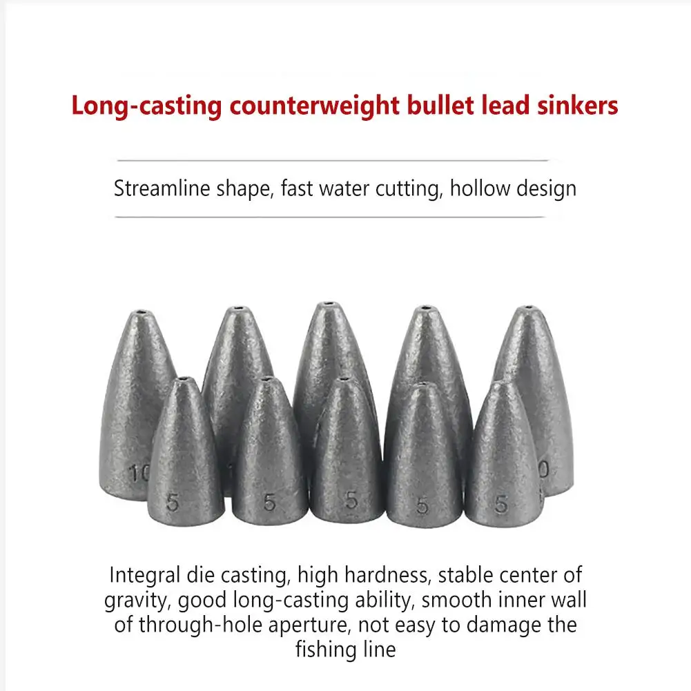 Juego de anzuelos de pesca de 50 piezas, cebo suave de cola en T, anzuelo de manivela de fundición larga, accesorios de pesca para agua salada y agua dulce - imagen 3