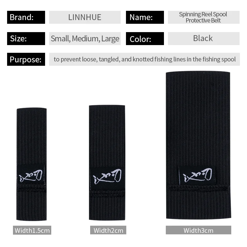 Carrete giratorio, cinturón con mango, cubierta de carrete de pesca duradera, cinturón de protección elástico, accesorios de pesca, herramienta de pesca - imagen 4