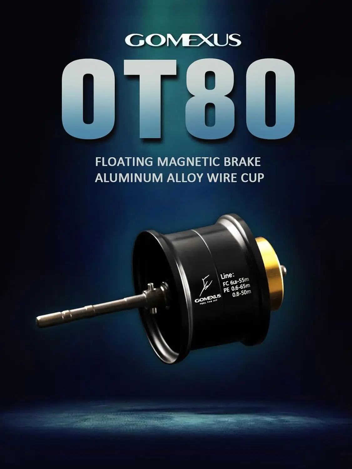 Carrete de aluminio Gomexus para carrete Baitcaster Daiwa Tatula TW 80 - imagen 4