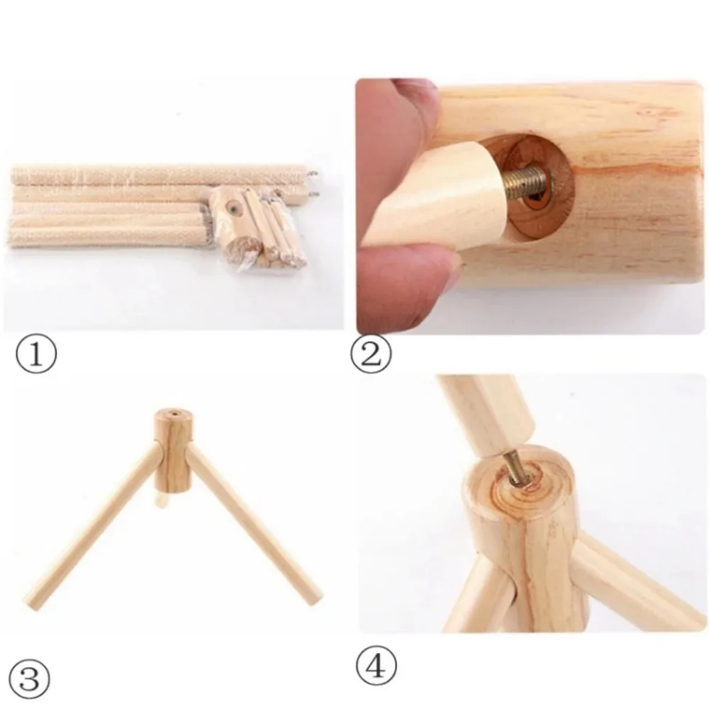 Perchero de madera independiente para niños y adultos, Perchero de árbol con 8 ganchos, 3 opciones de altura para dormitorio, entrada de oficina - imagen 4