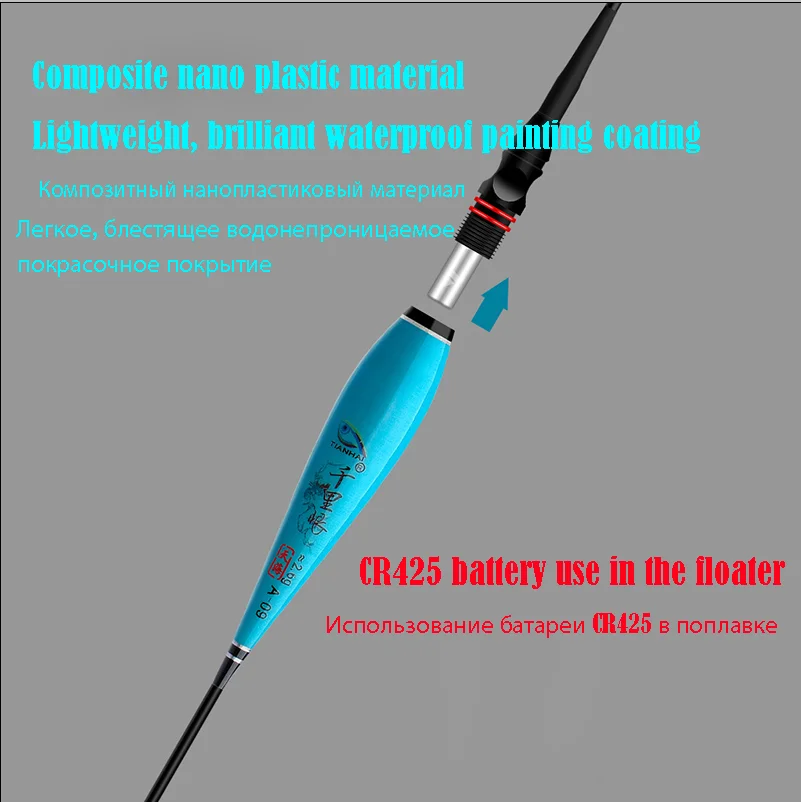 3 unids/lote flotadores de pesca gran oferta flotadores luminosos LED eléctricos flotabilidad de carpa Nano plástico accesorios de Bobbers de pesca - imagen 4