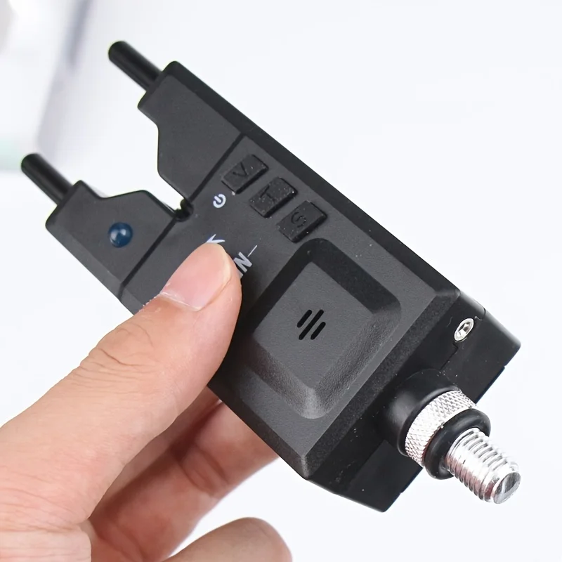 JSFUN 3 + 3 juego de alarma de pesca de carpa inalámbrico impermeable, alarmas de mordedura de pesca indicador de mordedura de pesca accesorios de pesca - imagen 5