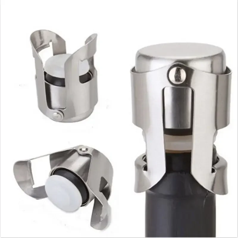 Tapón sellador vacío de acero inoxidable para champán, vino y cerveza - imagen 2
