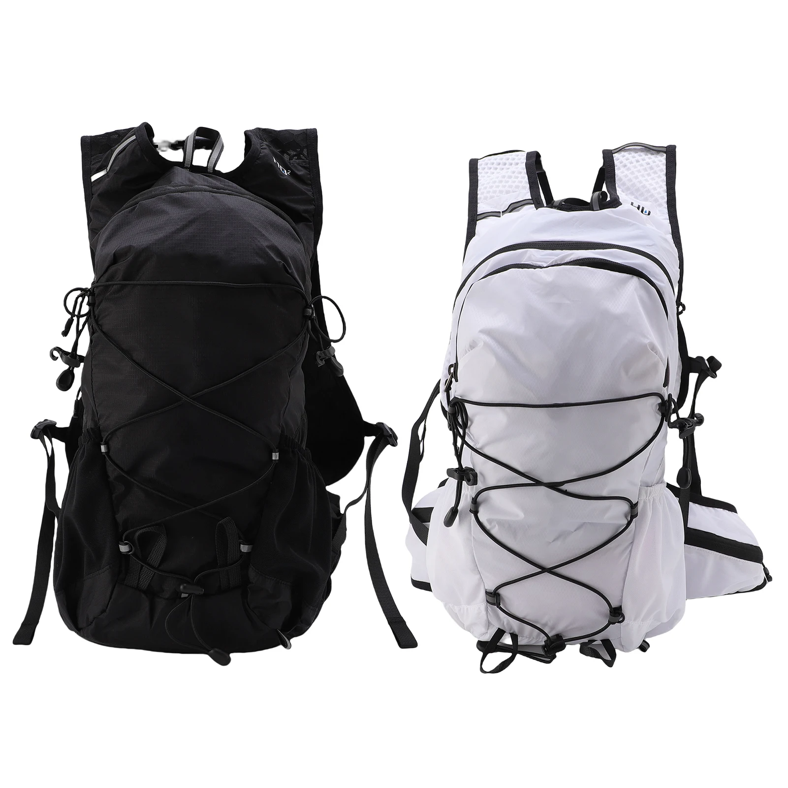 Mochila hidratación transpirable para pesca con bolsillos reflectantes