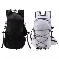 Mochila hidratación transpirable para pesca con bolsillos reflectantes