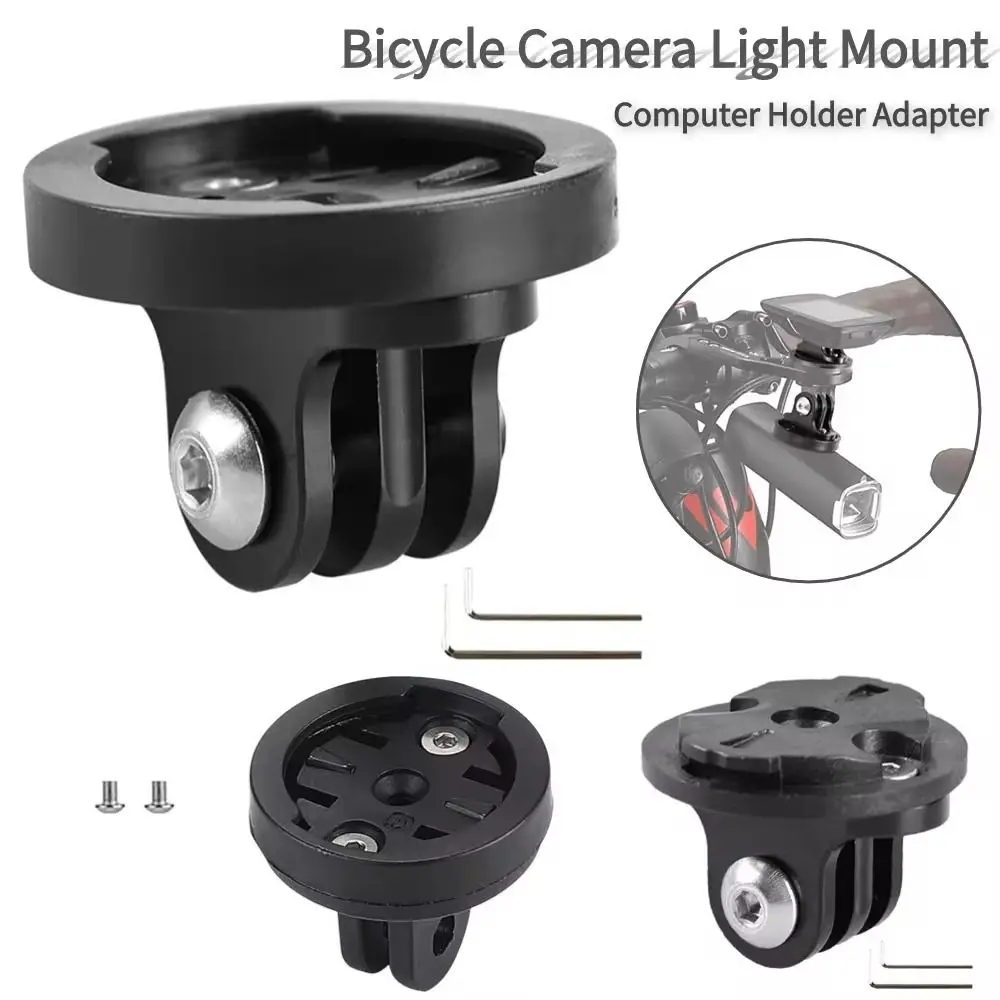 Asiento de conexión duradero, soporte para cámara de bicicleta, fácil instalación, adaptador de soporte de accesorios para bicicleta, 1 Juego de Base de fijación para Gamin/Gopro