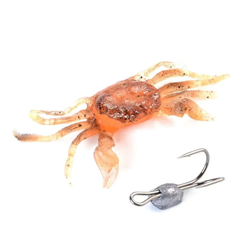 NGB 33,5g silicona suave señuelo de pesca cangrejo 116mm hundimiento Jig Head pesca cebo Artificial con doble gancho - imagen 3