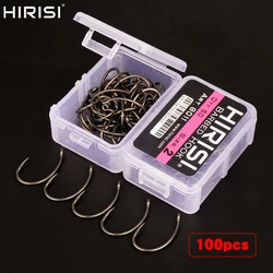 Anzuelos para carpa con púas Hirisi 8011 – Acero inoxidable