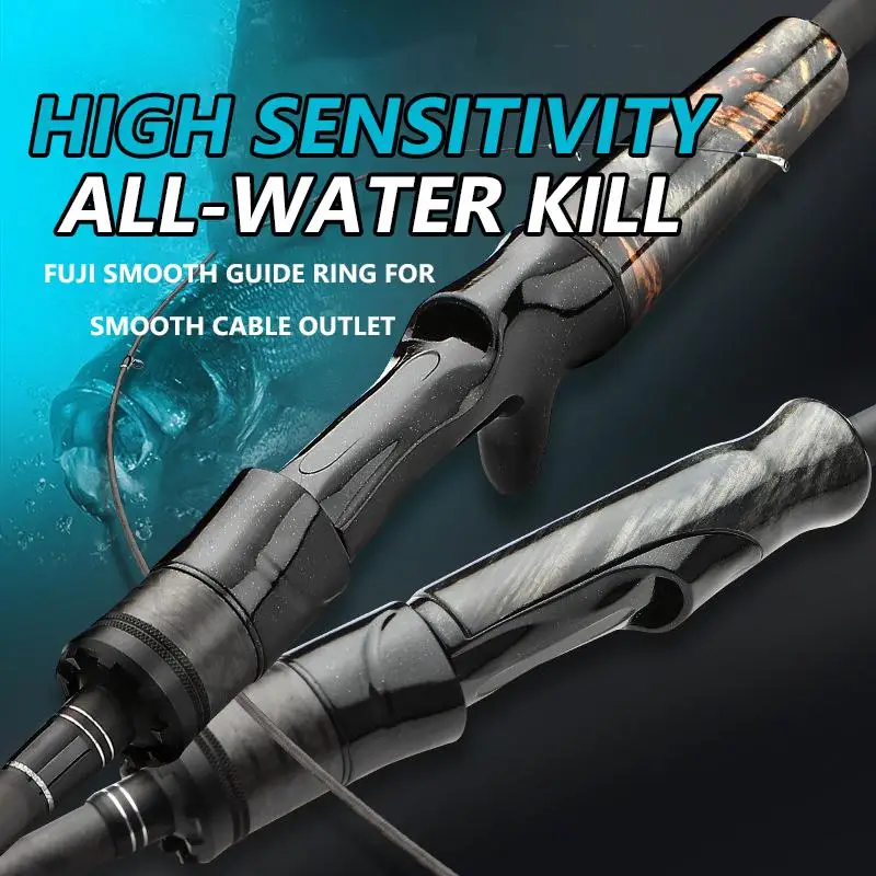 Mavllos BPL caña de pescar giratoria de lubina 1,98 M/2,1 M señuelo 2-10g línea 2-8lb punta L rápida guía FUJI caña de pescar de carbono ligera - imagen 3