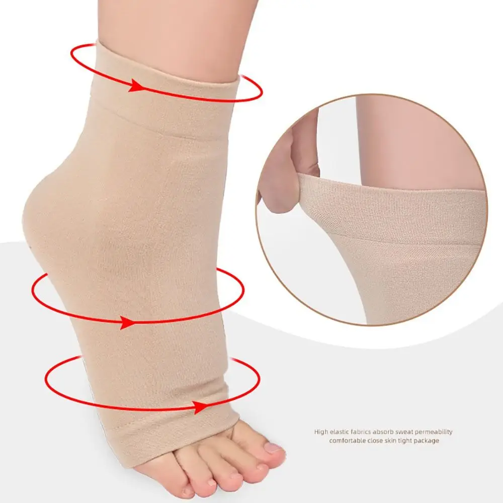 Calcetines deportivos invisibles de Gel de silicona, mangas de Gel elásticas y transpirables para el tobillo, calcetines acolchados suaves para patinar, Hockey sobre hielo, 1 par - imagen 5