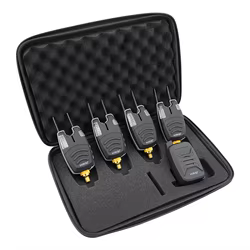 Hirisi Alarmas de Pesca Set 1+4 Inalámbrico LED Sonido